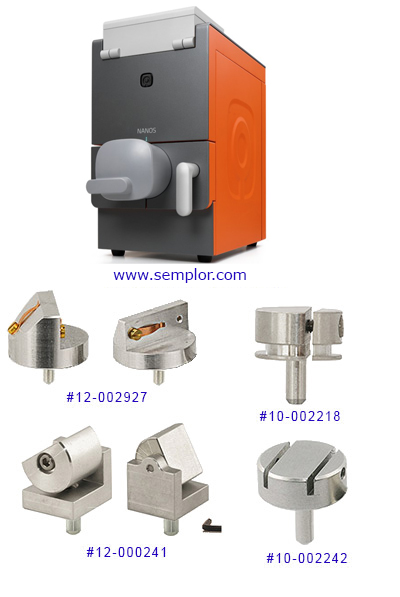 EM-Tec sample stubs and sample holders for semplor Nanos table top SEMs