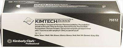 Kimtech Science precision cleaning wipes type 7551, 30 x 30 cm, box/196 wipes